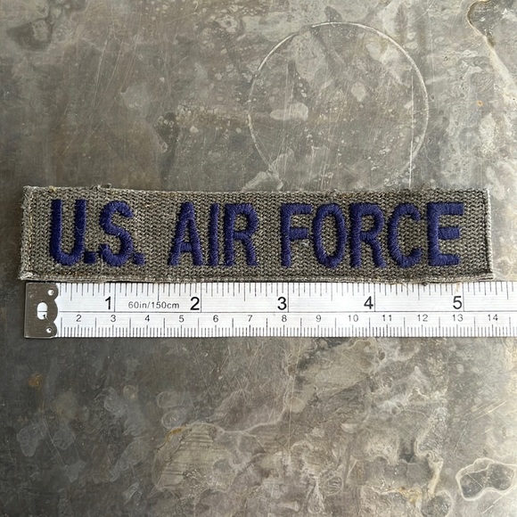 U.S. AIR FORCE embroidered tape patch - vintage - Picture 8 of 10